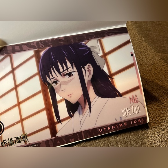 Jujutsu Kaisen Clear Visual Plastic Poster Utahime Iori Anime Japan Exclusive - Picture 5 of 8